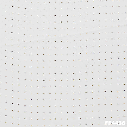 Dyeable Mukaish Georgette Fabric-FR4426