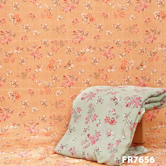 Printed Crepe Fabric-FR7656