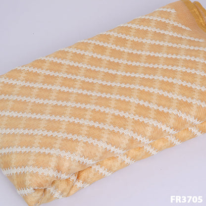 Embroidered Pure Kota Silk. Fabric-FR3705