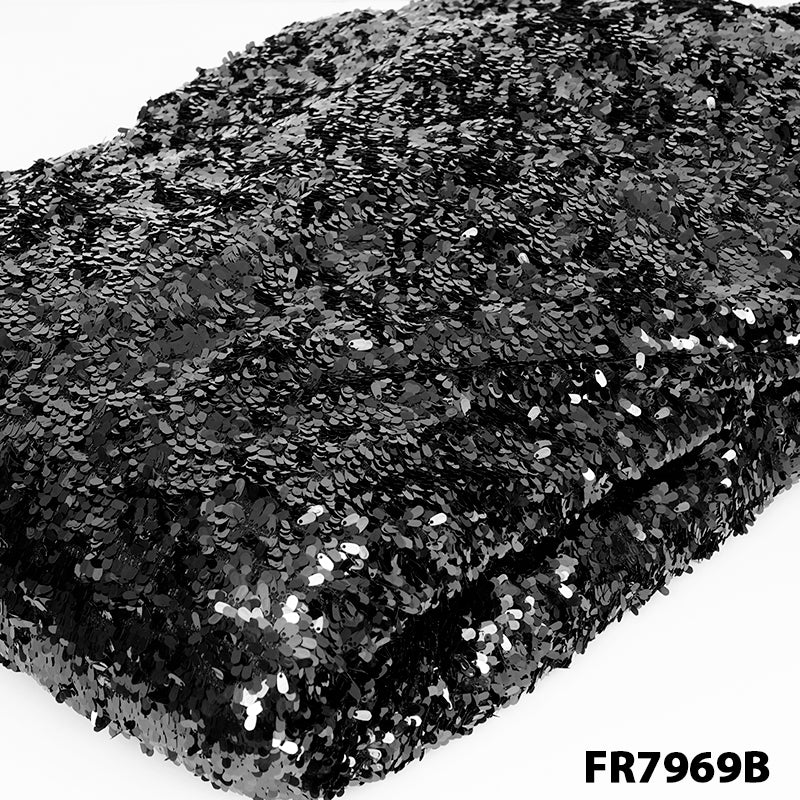 Heavy Sequins Net Fabric- FR7969