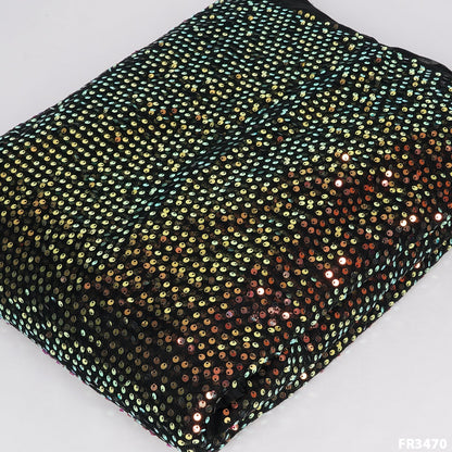 Sequins Net Fabric-FR3474