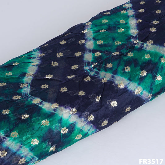 Zari Buti Shibhori Pure Organza Fabric-FR3517