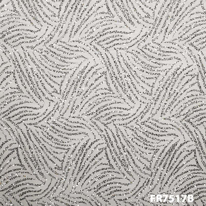 Imported Sequins Cut Dana Work Net Fabric FR7517
