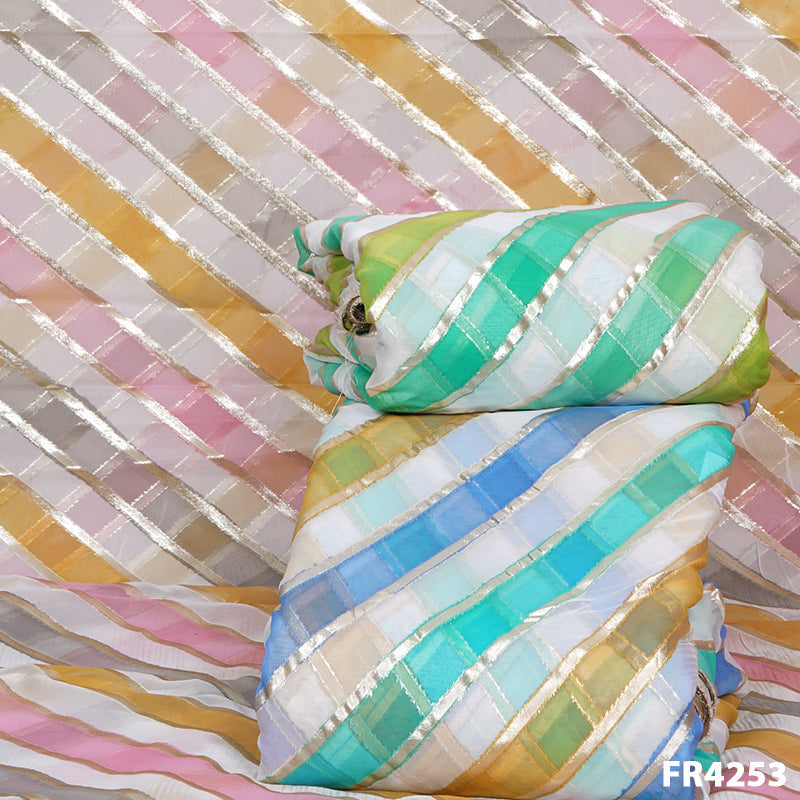 Zari Organza FABRIC-FR4253