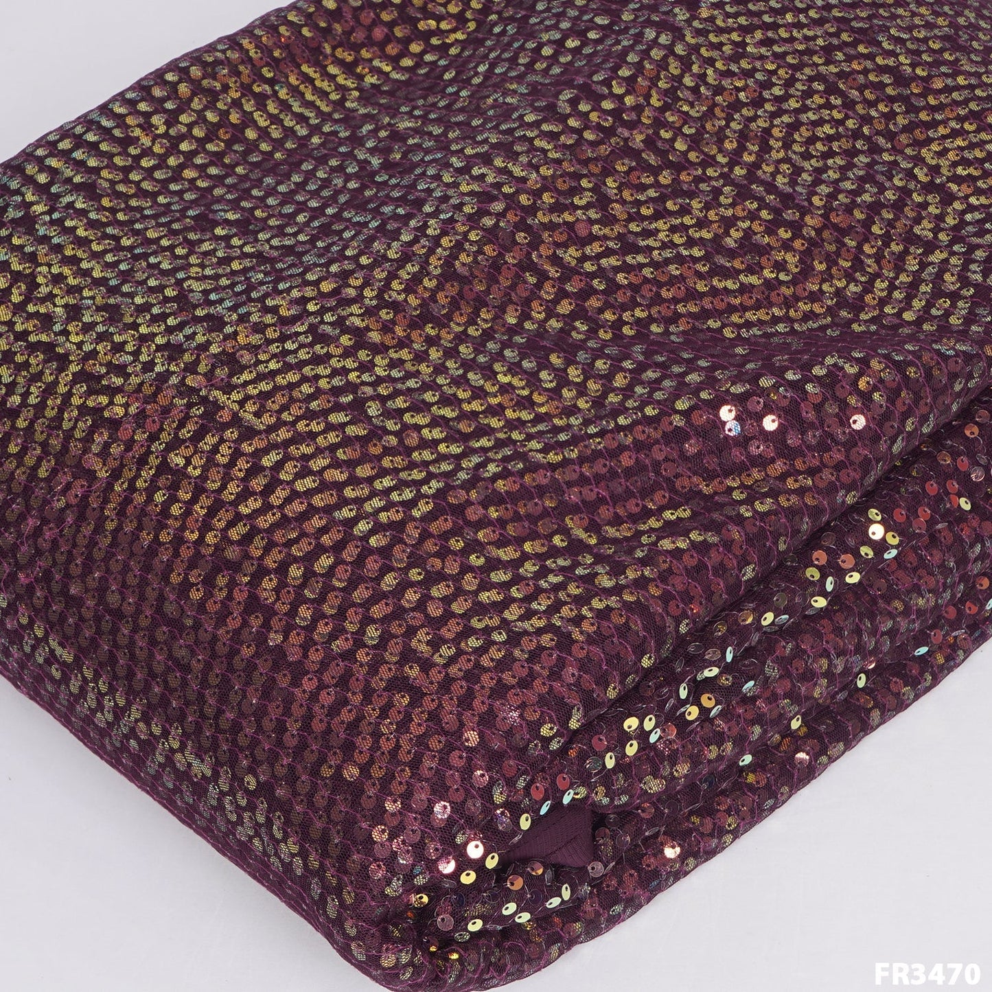 Sequins Net Fabric-FR3474