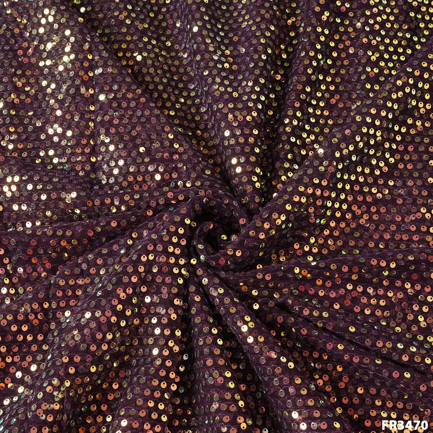 Sequins Net Fabric-FR3474