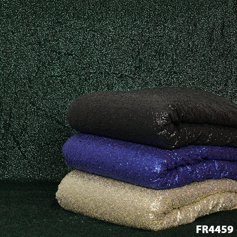 Sequins Georgette Fabric-FR4458